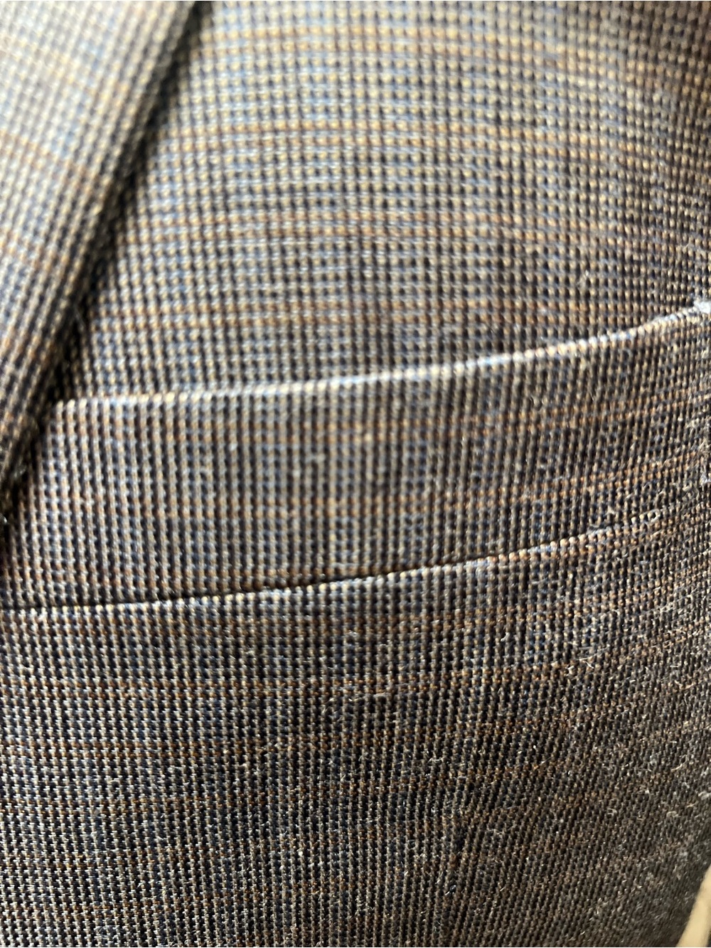 Lauren Ralph Lauren Gray Checked Sport Coat Blazer Wool/Silk Men 42R - Picture 5 of 14